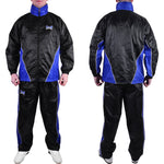 MAR-369B | Blue + Black Tracksuit (Sauna Suit/Sweatsuit)