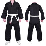 MAR-024B | Lightweight Black Judo/Jiu-Jitsu Uniform for Beginner Students + FREE BELT