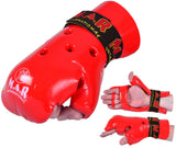 MAR-161A | Red Dipped Foam Martial Arts Punching Gloves