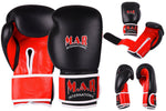 MAR-177 | Red & Black Kids Kickboxing & Boxing Gloves