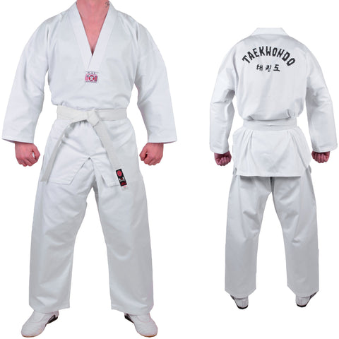 MAR-038A | WT Taekwondo Student Uniform for Students + FREE BELT