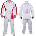 MAR-011 | Red Karate Student Uniform (8oz Fabric) + FREE BELT