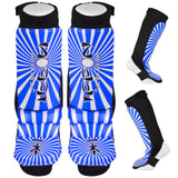 MAR-413 | IPPON Leather Shin & Instep Guard (Blue)