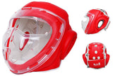 MAR-133A | Red Transparent Mask Head Guard