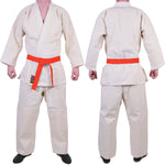 MAR-021 | Lightweight unbleached Judo Uniform For Beginner Students + FREE BELT