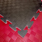 MAR-296B | Red/Black Jigsaw Floor Mats (20mm [1m x 1m] Square)