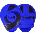 MAR-195F | Blue Hybrid Curved Focus Mitts