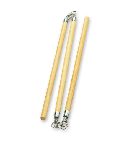 MAR-266P | Snake Wood 12" Nunchucks - quality-martial-arts