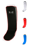 MAR-172B | Black MMA Elasticated Fabric Shin & Instep Guard