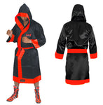 MAR-098A | Black/Red Boxing and Kickboxing Robe