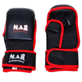 MAR-238 | Genuine Leather 4-Layer Open Palm MMA Gloves - quality-martial-arts