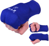 MAR-168D | Blue Elasticated Fabric Mitts For Hand Protection