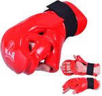 MAR-165A | Red Dipped Foam - Double Layer Punching Gloves