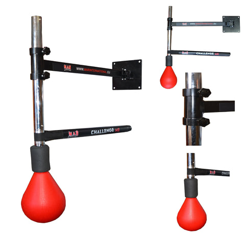 MAR-420B  | Boxing Spinning Bar with Tear Shaped Ball Target - Quality Martial Arts