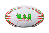 MAR-436Q | Red & Green Rugby Training Ball - Size 5