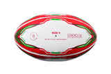 MAR-437D | Match Pro Red/Green Rugby Training Ball - Size 5